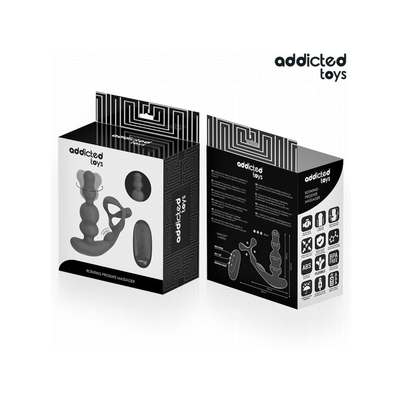 Addicted Toys - Masseur De Prostate Rotatif À Télécommande |