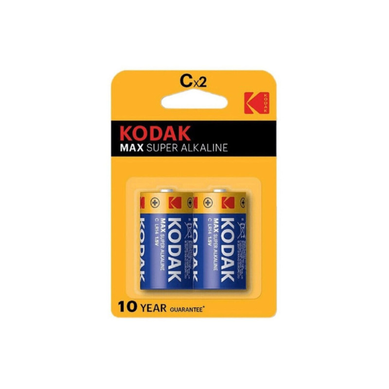 KODAK - MAX ALKALINE BATTERY C LR14 2 UNIT - Alkaline Batteries