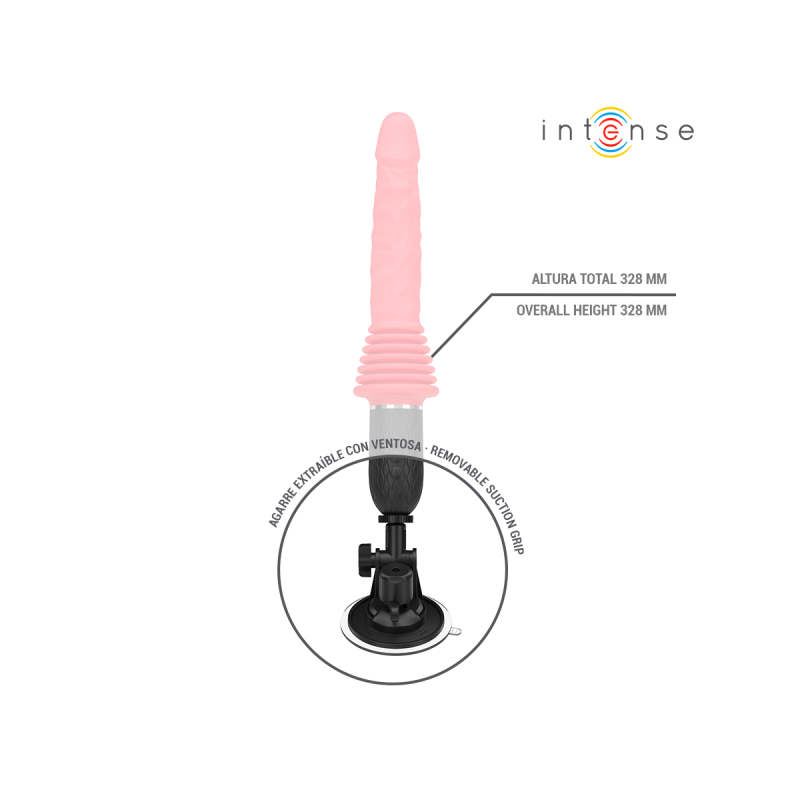 Intense - Cynthia Fernbedienungs - Stossvibrator Mit Wärmefunktion
