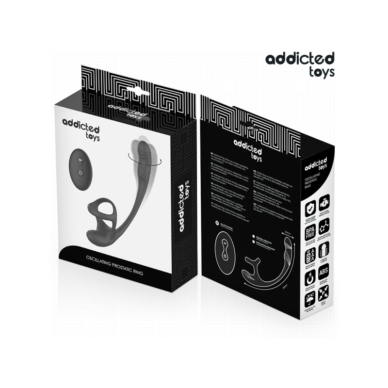 Addicted Toys - Plug Anale Con Vibrazione E Oscillazione A 360º E