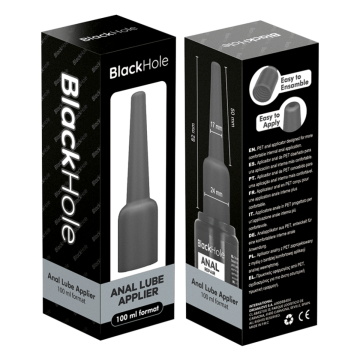 BLACK HOLE - APLICADOR DE LUBRICANTE ANAL TALLA L 100 ML