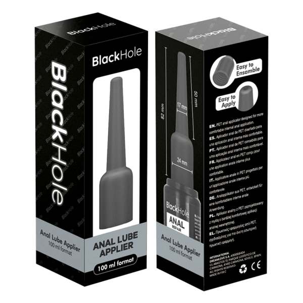 BLACK HOLE - APLICADOR DE LUBRICANTE ANAL TALLA L 100 ML