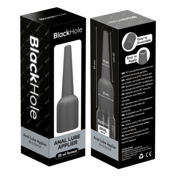 BLACK HOLE - APLICADOR DE LUBRICANTE ANAL TALLA S 30 ML