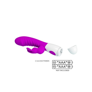 Pretty Love - Naughty Bunny Vibrador Morado | Vybes.it