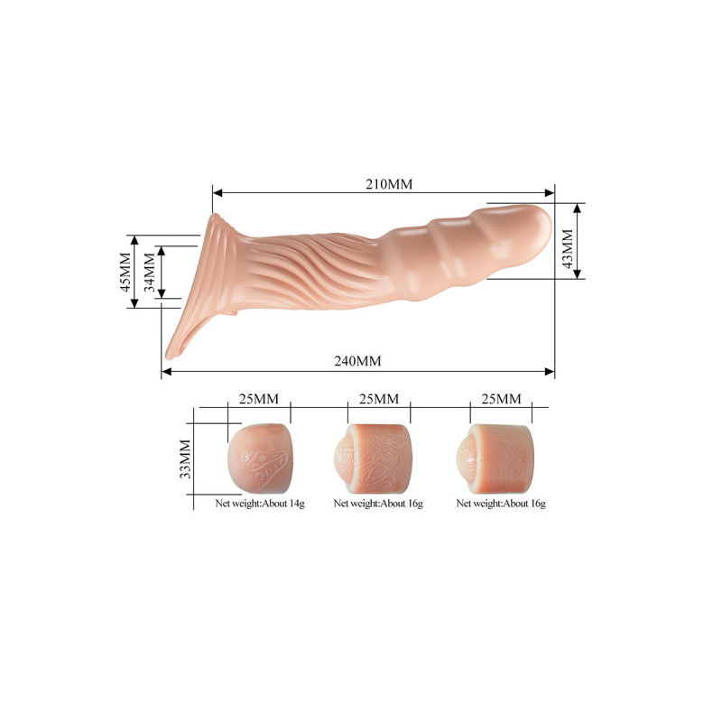 Pretty Love - Funda Para Pene Texturizada Con Extensores | Vybes.it