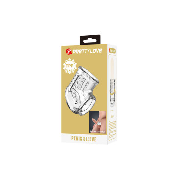 PRETTY LOVE - KURZE TRANSPARENTE PENISHÜLLE - FOR HIM - Penishüllen o…
