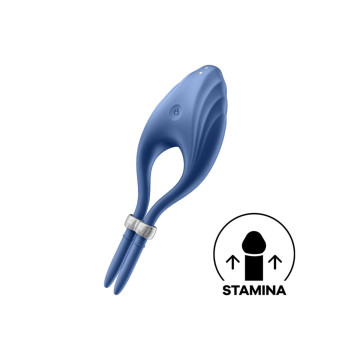 Satisfyer - Duelist Anillo Vibrador Azul | Vybes.it