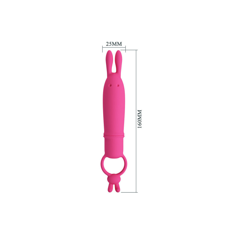 Pretty Love - Delia Vibrador Rabbit Con Anillo De Sujeción |