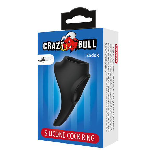 CRAZY BULL - ZADOK ANILLO ERGONÓMICO CON ESTIMULADOR DE PERINÉ