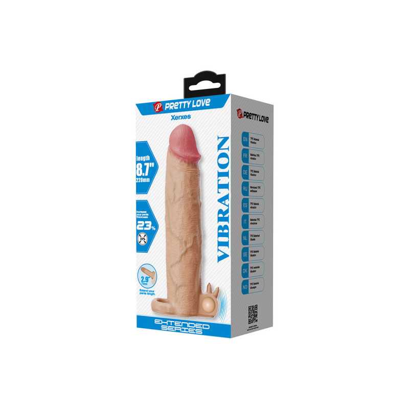 Pretty Love - Xerxes Funda Para Pene Con Estimulador De Clítoris Y