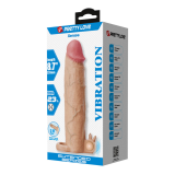PRETTY LOVE - XERXES FUNDA PARA PENE CON ESTIMULADOR DE CLÍTORIS Y VIBRACIÓN