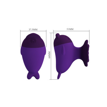 Pretty Love - Dolphin Mini Vibrador Con Sujeción | Vybes.it