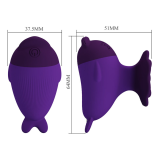PRETTY LOVE - DOLPHIN MINI VIBRADOR CON SUJECIÓN