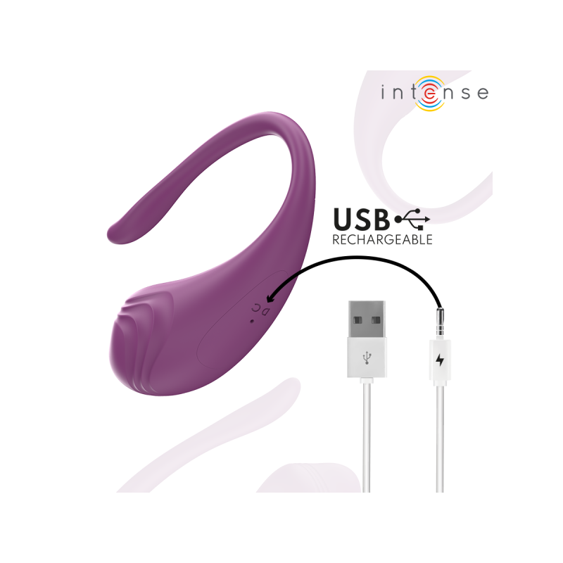Intense - Olivia Huevo Vibrador Morado Control Remoto | Vybes.it