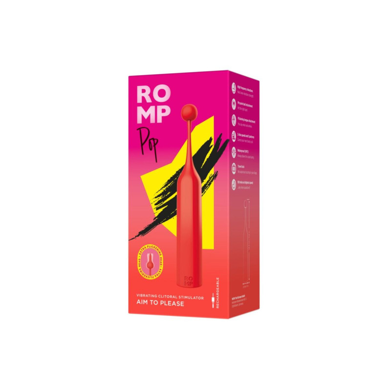 Romp - Pop Stimulateur Clitorial Haute Fréquence Rouge | Vybes.it