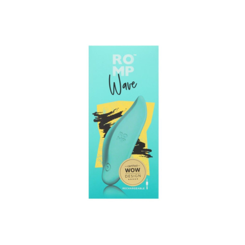 Romp - Wave Vibrador Estimulador De Clítoris Forma Ergonómica Verde