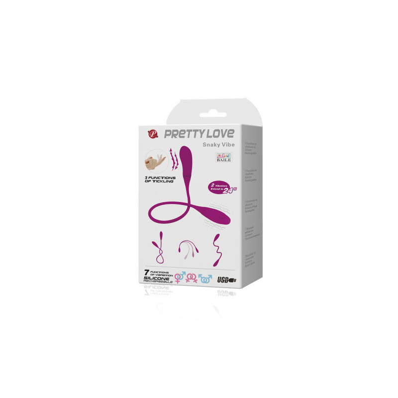 Pretty Love - Smart Snaky Vibe Vibrador 7 V + 3 Tickling | Vybes.it