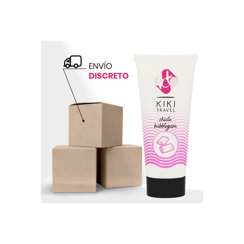 KIKÍ TRAVEL - BUBBLEGUM LUBRICANT 50 ML - With delicious flavors
