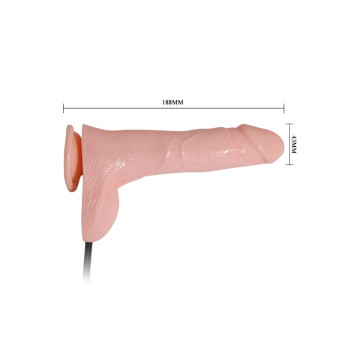 Baile - Realistic Vibrating And Inflatable Dildo 18.8 Cm | Vybes.it