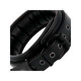 Darkness - Esposas Y Collar De Cuero Negro | Vybes.it