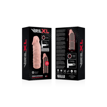 Virilxl - Extension De Pene Liquid Silicone V5 Natural | Vybes.it