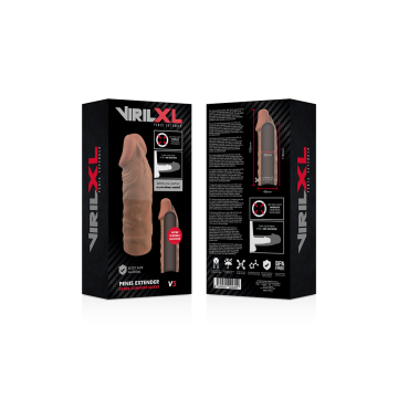 Virilxl - Extensión De Pene Liquid Silicone V5 Marrón | Vybes.it