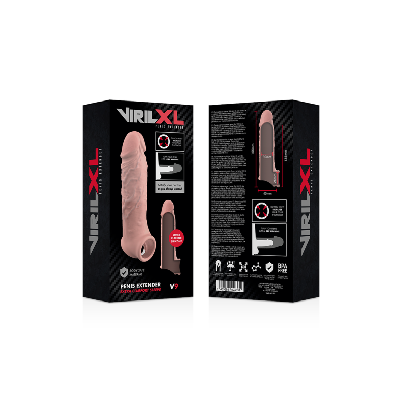 Virilxl - Extension De Pene Liquid Silicone V9 Natural | Vybes.it