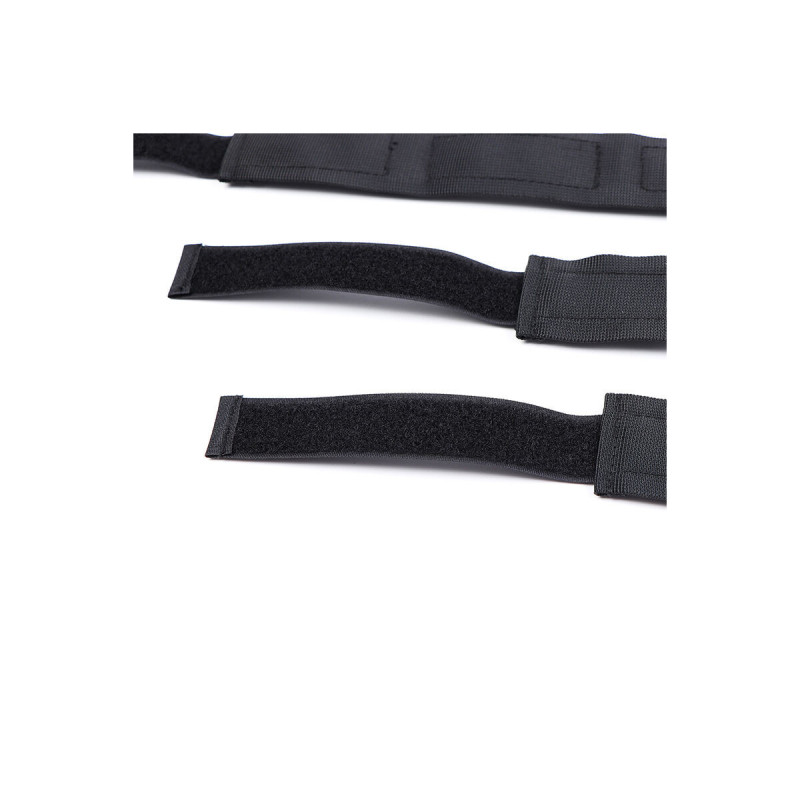 OHMAMA FETISH - HANDSCHELLEN UND KRAGEN AUS NYLON - Handschellen befe…