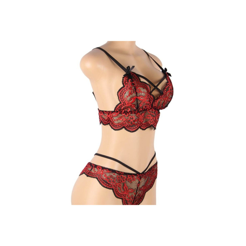 Subblime - Set Dos Piezas Top Y Panties Encaje L/Xl | Vybes.it
