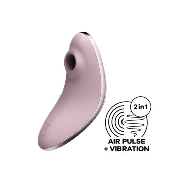 Satisfyer - Vulva Lover 1 Estimulador Y Vibrador Violeta | Vybes.it