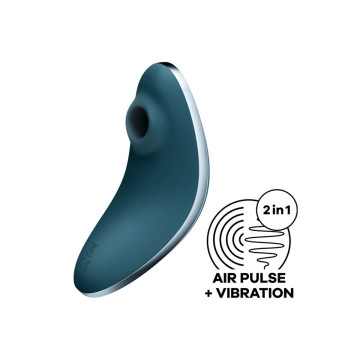 Satisfyer - Vulva Lover 1 Estimulador Y Vibrador Azul | Vybes.it