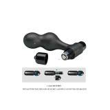 Mr Play - Plug Anal Vibrador De Silicona Negro | Vybes.it