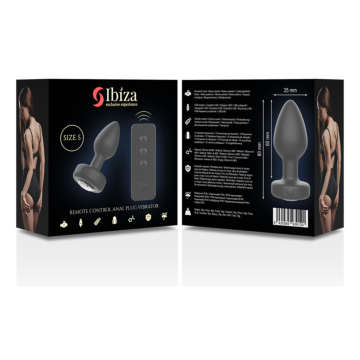 IBIZA - PLUG ANAL CONTROL REMOTO TALLA S