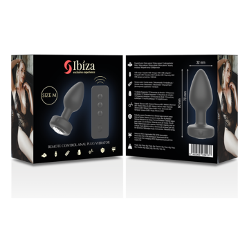 IBIZA - PLUG ANAL CONTROL REMOTO TALLA M