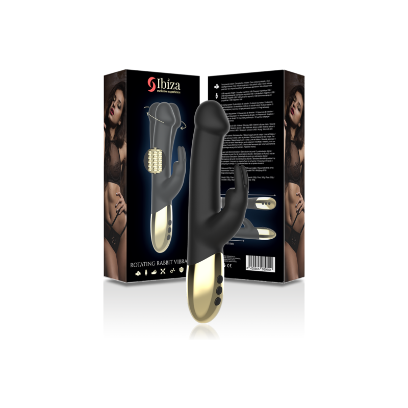 IBIZA - ROTATING RABBIT VIBRATOR - IBIZA TECHNOLOGY - Rotators and vi…