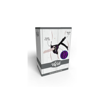Get Real - Strap - On Lace Harnés Morado | Vybes.it