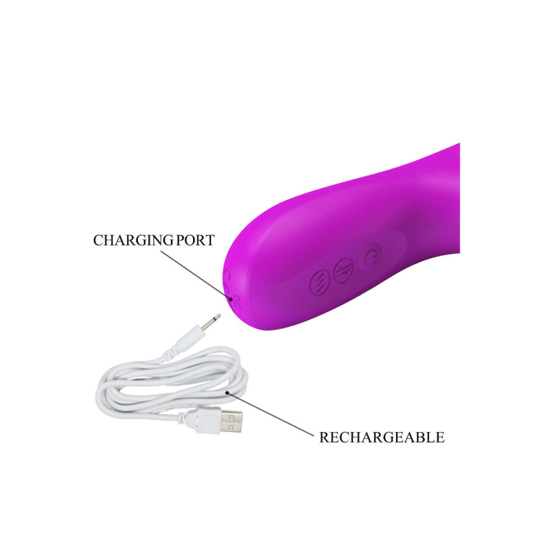 Pretty Love - Reese Vibrador Con Rotación Morado | Vybes.it