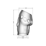 PRETTY LOVE - OSCAR TRANSPARENT PENIS THICKER - FOR HIM - Penis Cover…