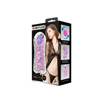 Pretty Love - Masturbador Masculino Fantasy Espiral Interna Y Bolas