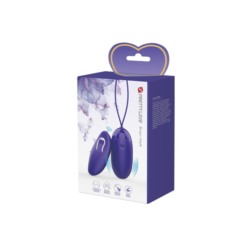 Pretty Love - Berger Youth Huevo Vibrador Control Remoto Violeta |