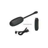 Pretty Love - Doreen Huevo Vibrador De Lujo Recargable Negro