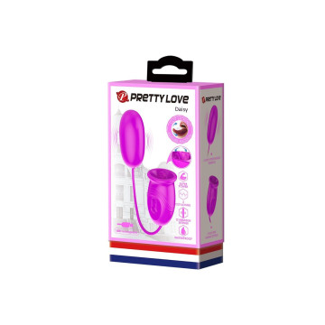 Pretty Love - Daisy Huevo Dual Vibrador Recargable Morado | Vybes.it