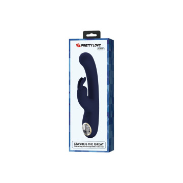Pretty Love - Lamar Vibrador Rabbit & Punto G Azul | Vybes.it