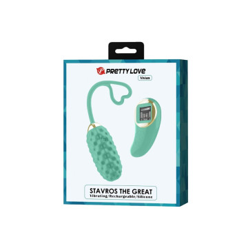 Pretty Love - Vivian Huevo Vibrador Control Remoto Verde | Vybes.it