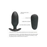 Pretty Love - Kelly Plug Anal Vibrador Recargable Negro | Vybes.it