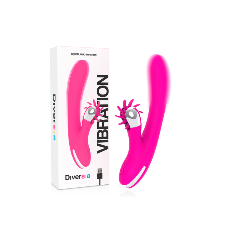 DIVERSIA - BUNNY VIBRATING 24 CM - Rotators and vibrators