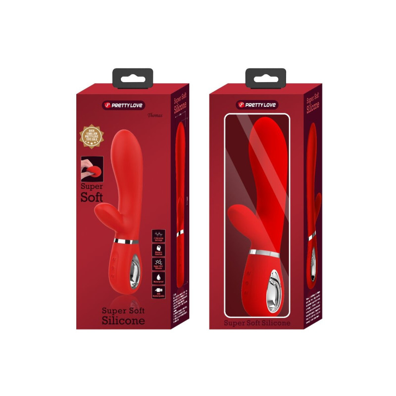 Pretty Love - Thomas Vibrador Punto G Multifunción Rojo | Vybes.it