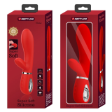 PRETTY LOVE - THOMAS VIBRADOR PUNTO G MULTIFUNCIÓN ROJO