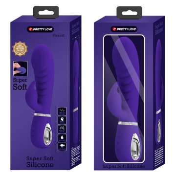 PRETTY LOVE - PRESCOTT VIBRADOR PUNTO G MULTIFUNCIÓN LILA
