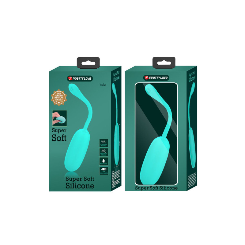 Pretty Love - Julius Oeuf Vibrant Imperméable - Rechargeable Aqua